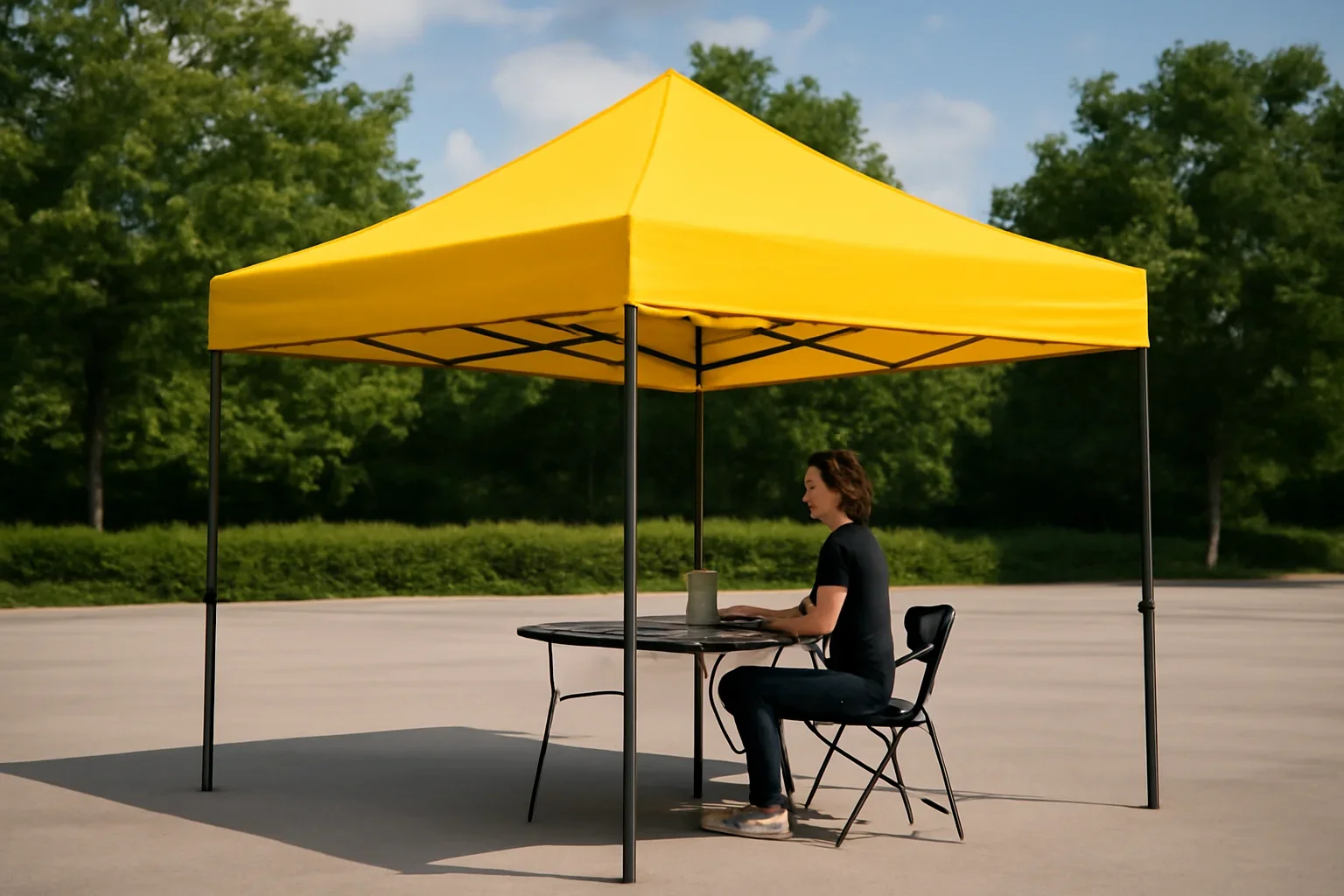 8x8 Canopy Tents setup showing a commercial canopy tent in use