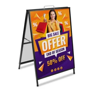 A-frame sign