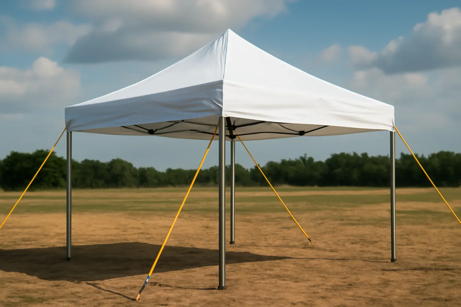 The Best Canopy Tent Features for Windy Outdoor Events setup showing a commercial canopy tent in use