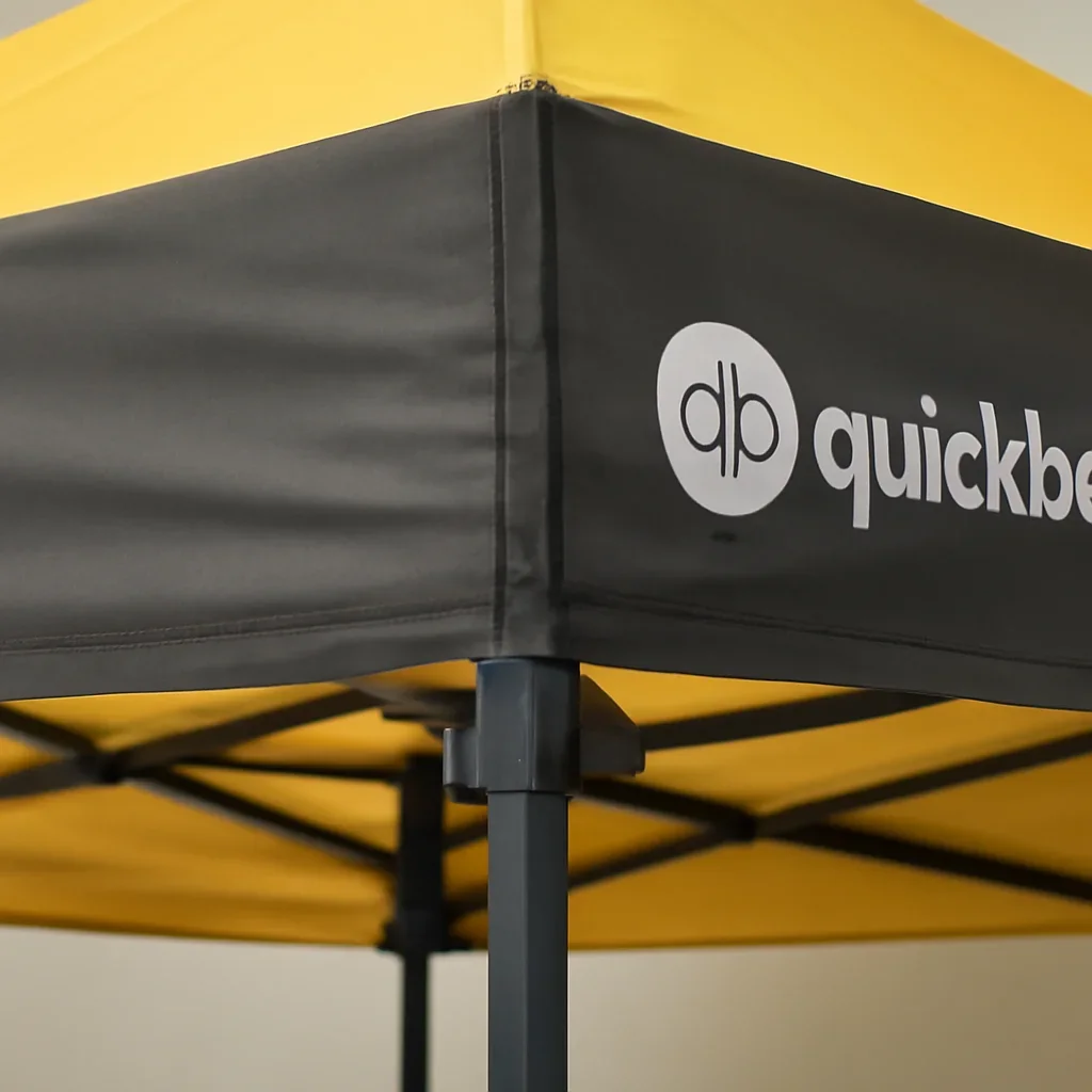 Close view of quickbooks integration materials, frame, or setup details