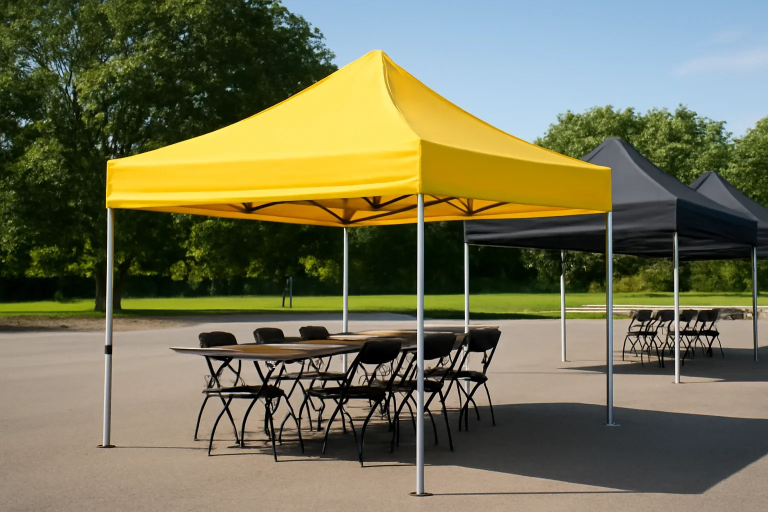 Event Canopy Tents setup showing a commercial canopy tent in use