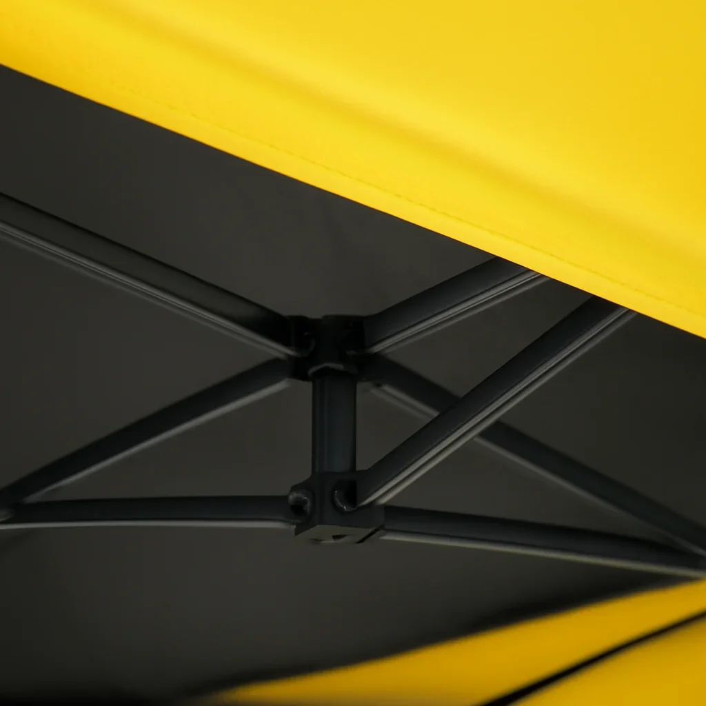 Close view of support materials, frame, or setup details